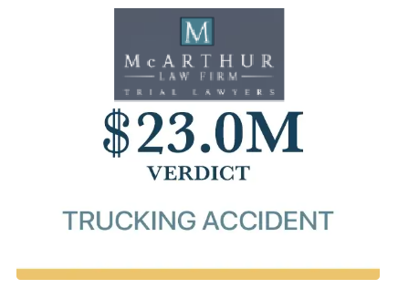 Atlanta Motorcycle Accident Attorney Wins $23 Million Verdict for Victim of a Motorcycle Crash with a Truck in Atlanta