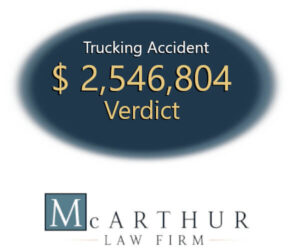 2.5 Million Verdict by Our Tractor Trailer Accident Lawyers in Georgia