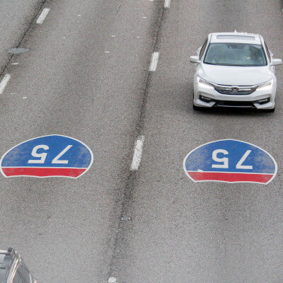 Accidents on I-75