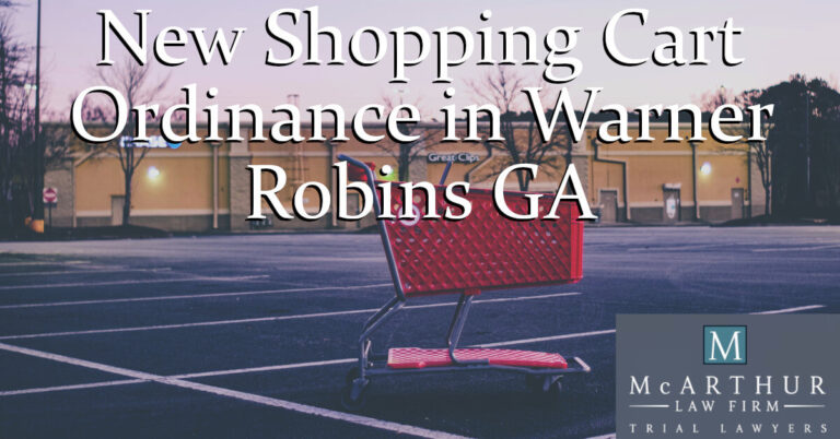 New Shopping Cart Ordinance in Warner Robins GA
