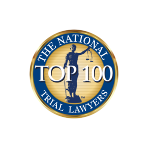The National Trial Lawyers Top 100 Badge for McArthur Law Firm