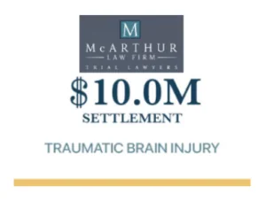 Atlanta Injury Attorneys Win $10 Million Settlement for Traumatic Brain Injury During Motor Vehicle Accident