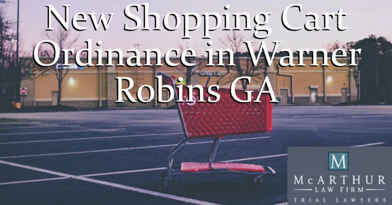 New Shopping Cart Ordinance in Warner Robins GA