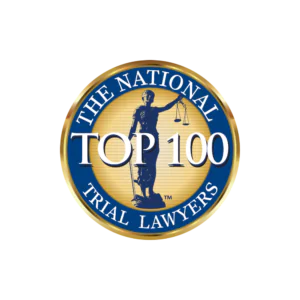 The National Trial Lawyers Top 100 Badge for McArthur Law Firm