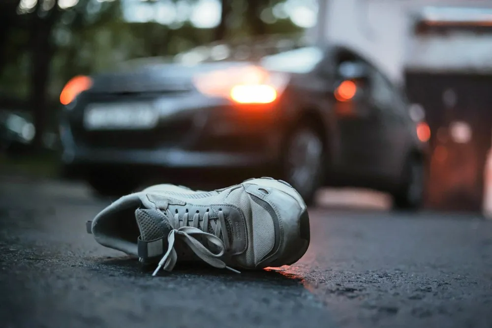 Roadside scene symbolizing a Georgia traffic fatality statistic